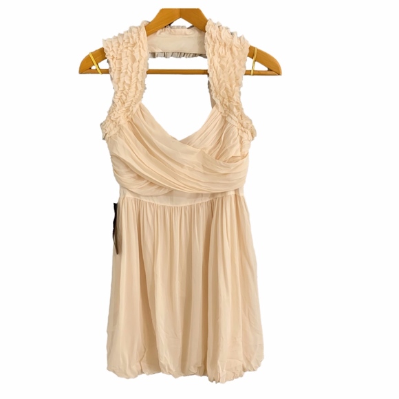 bebe Dresses & Skirts - Bebe Blush Silk Dress